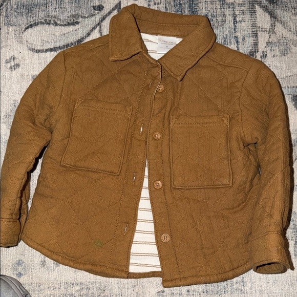 Lauren Conrad Brown Quilted Jacket - Picture 1 of 2